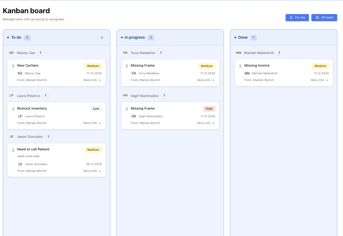 Task Manager Dashboard